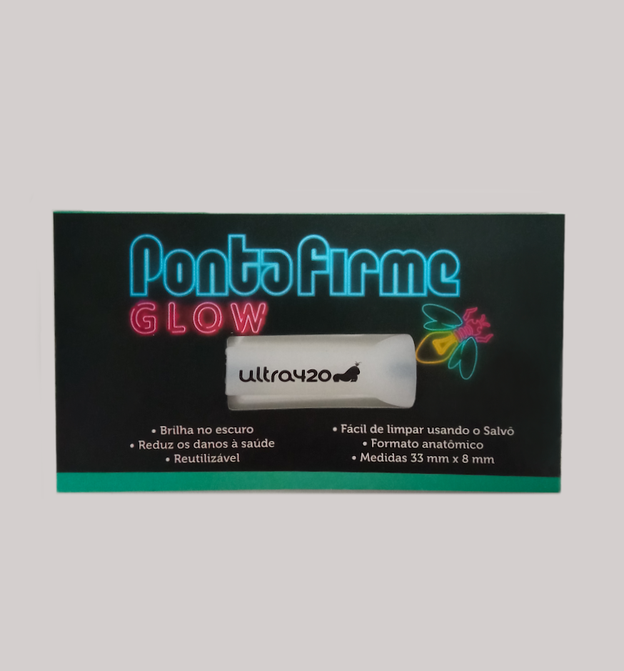 Piteira Ponta Firme Silicone Branco