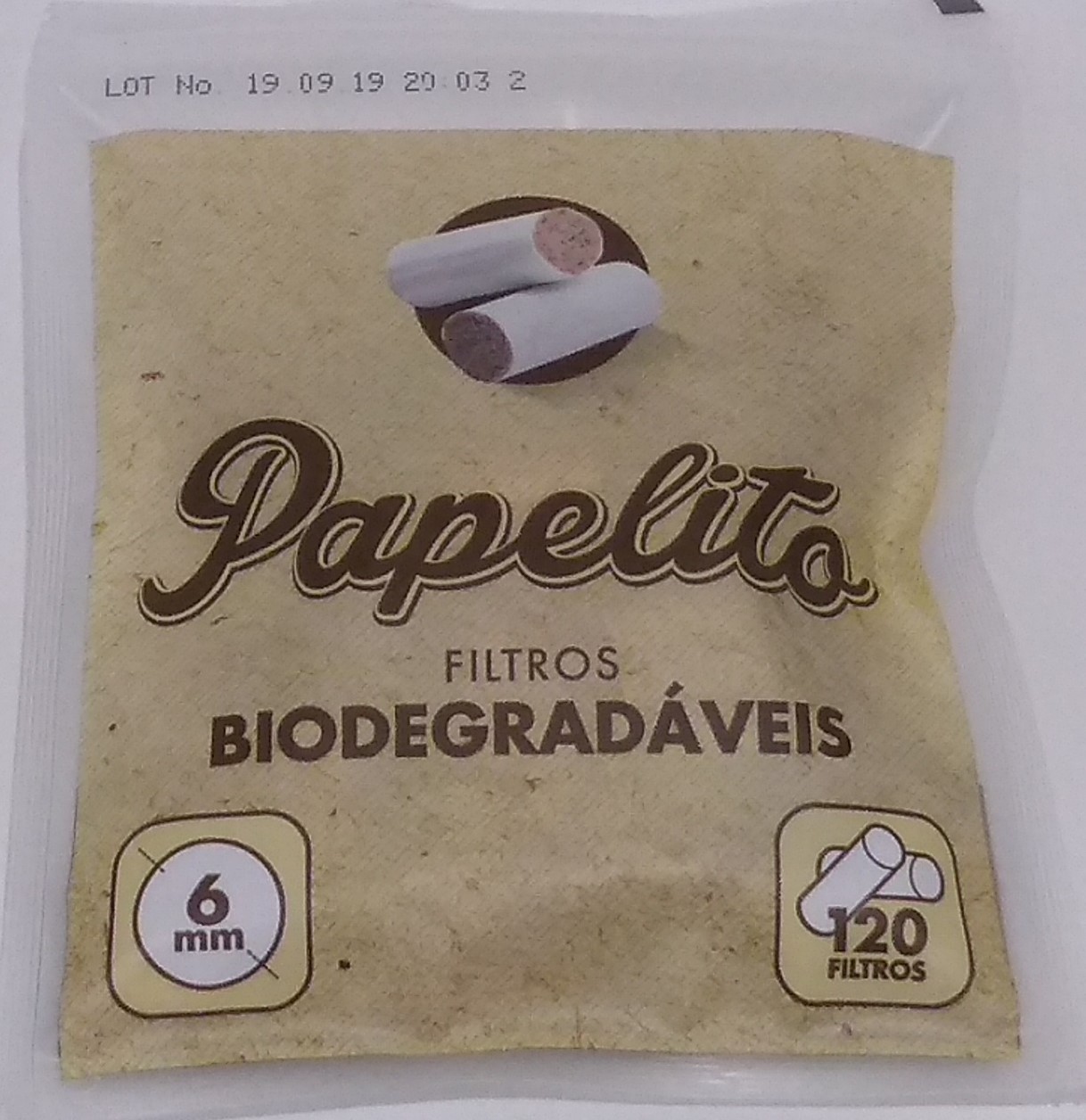 Filtro Papelito Slim Biodegradável