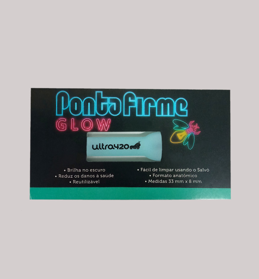 Piteira Ponta Firme Silicone Azul